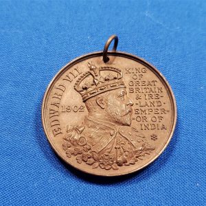 medal-coronation-1902-king-edward-british-bronze