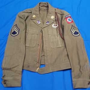 tunic-508th-airborne-ab-loaded-with-original-insignia-patches-wings-star-Korean-war-wwii