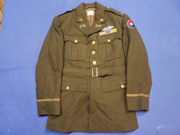 tunic-9th-inf-wwii tunic-9th-inf-infantry-officers-ofc-wwii-with-all-insignia-and-patches-wwii