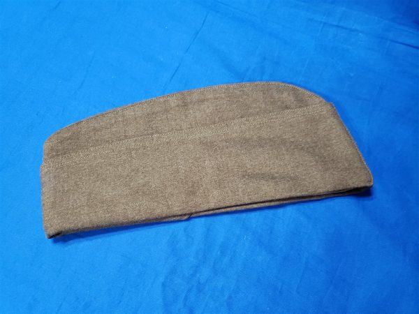 garrison-cap-plain-1942-wool-size-7-wwii-no-braid-plain-mint-unissued