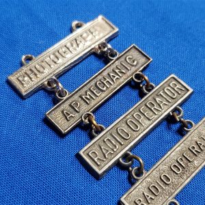 qual-bars-qualification-ac-air-corps-set-6-zinc-lead-german-made-wwii