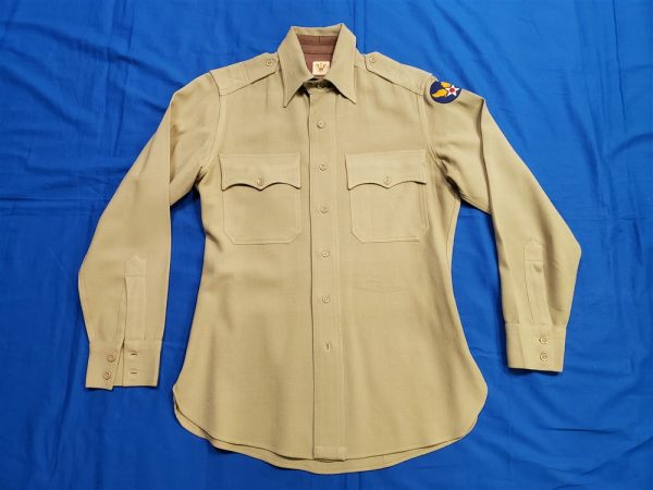 shirt-wwii-ofc-officers-tropic-aac-air-corps-buttons-collar-with-patch-left-sleeve-mint-eagle-tag