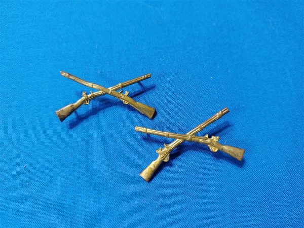 insignia-inf-infantry-ofc-officer-clutch-back-pair-set-amico-marked
