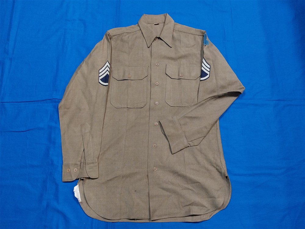 shirt-wwii-wool-88th-division-some-holes-1st-sgt-tag-back-sleeves-excellent-condition-size