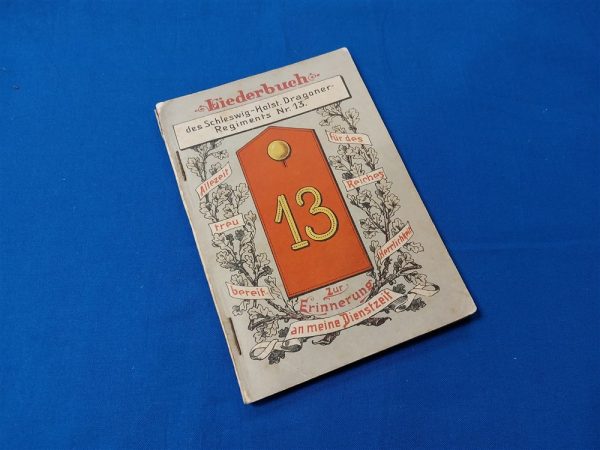 german-song-book german-song-book-13th-dragoner-1900s-pages-history