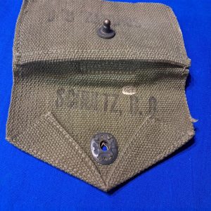 world-war-two-marine-corps-first-aid-pouch-1944-dated-named-belt-field-combat-bandage