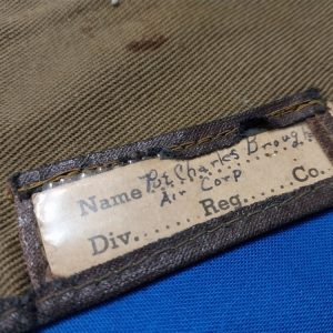 written-name-on-sewing-kit-wwii-air-corps