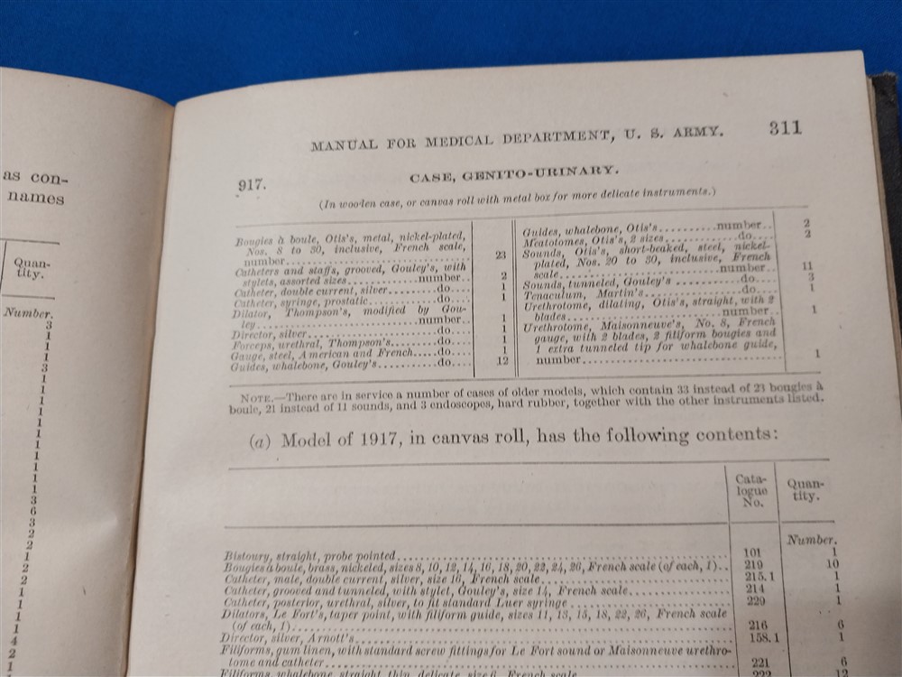 Manual medical 1918 WWI Doughboy Military Collectables Springfield
