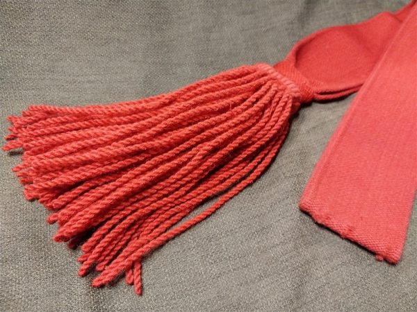 british-senior-nco-shoulder-sash-red-world-war-two-cotton-dress-warrant sgt