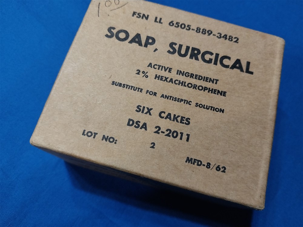 Surgical soap VN 1962 - Doughboy Military Collectables Springfield Missouri