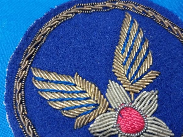 world-war-two-air-corps-ac-patch-theater-made-in-italy-bullion-wings-and-details-on-purple-felt-material