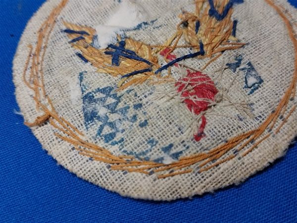 world-war-two-air-corps-ac-patch-theater-made-in-italy-bullion-wings-and-details-on-purple-felt-material