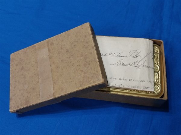 world-war-one-princess-christmas-1914-box-with-named-paperwork-and-contents-of-pencil-and-small-private-shipping-box