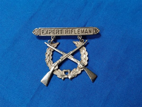 usmc-shooting-badge-expert-rifle-by-hilborn-and-hamberger-pre-world-war-two-sterling-maker-marked