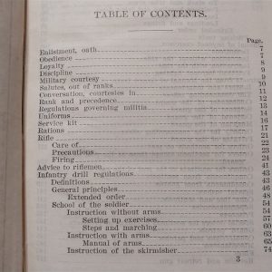 1909-dated-manual-for-the-training-of-new-privated-in-organized-militias-hard-cover-well-over-100-pages-covers-all-training