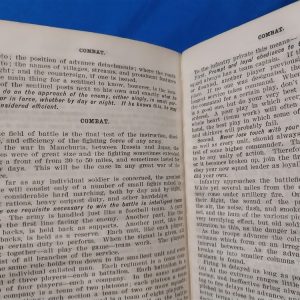 1909-dated-manual-for-the-training-of-new-privated-in-organized-militias-hard-cover-well-over-100-pages-covers-all-training