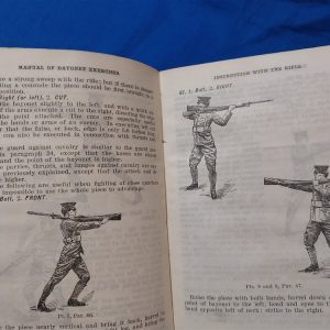 1909-dated-manual-for-the-training-of-new-privated-in-organized-militias-hard-cover-well-over-100-pages-covers-all-training
