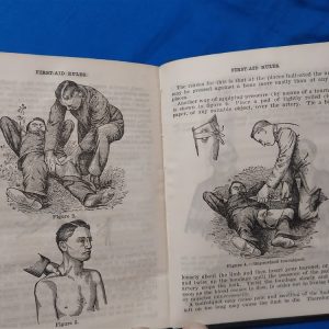 1909-dated-manual-for-the-training-of-new-privated-in-organized-militias-hard-cover-well-over-100-pages-covers-all-training