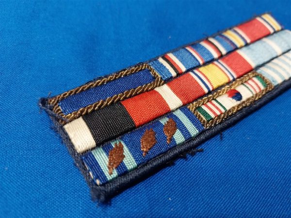 world-war-two-and-korean-war-air-force-ribbon-bar-9-total-hand-embroidered-bullion-frames-rbn-af