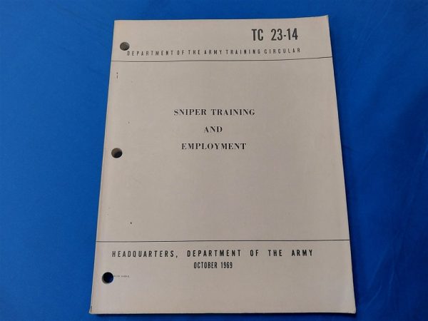 TC22-14-sniper-manual vietn-war-training-manual-for-the-sniper-and-employment-in-the-field-soft-cover-196-pages