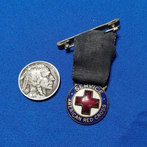 world-war-one-red-cross-service-ribbon-medal-for-6-months-to-1-year-nurse-AMC