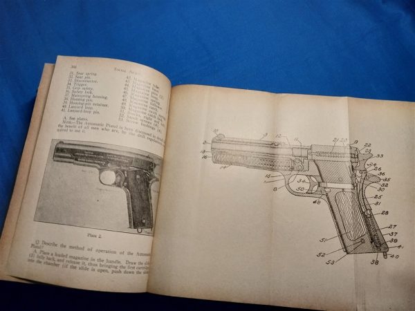 world-war-one-naval-blue-jackets-0manual-1918-dated-thick-819-pages-hard-cover-sailors-ships-weapons