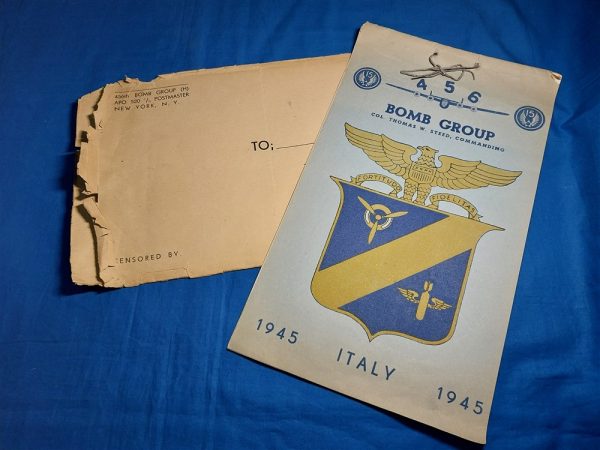 calendar-456th-bomb world-war-two-calander-1945-dated-456th-bomb-group-italy-with-unit-history