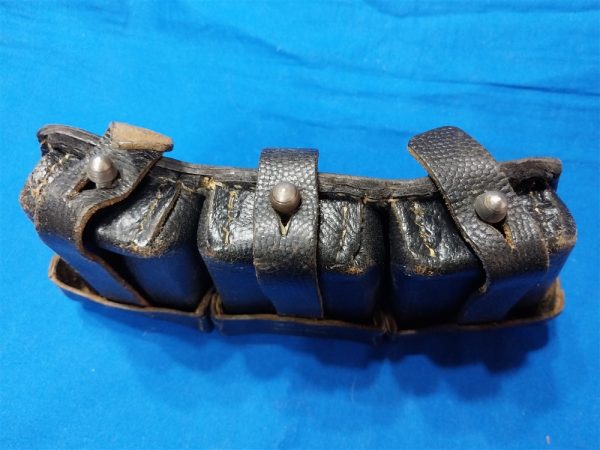 world-war-two-german-k-98-ammunition-pouch-leather-pebbled-black-with-r-b-n-number-code