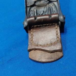 german-world-war-two-luftwaffe-belt-buckle-grey-blue-leather-tab-1941-dated