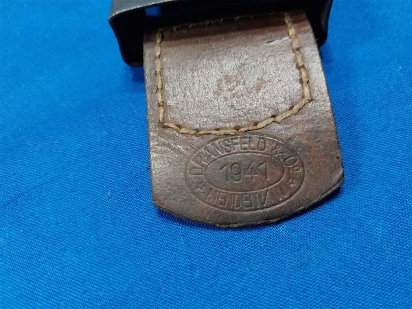 german-world-war-two-luftwaffe-belt-buckle-grey-blue-leather-tab-1941-dated