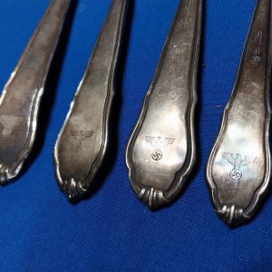 world-war-two-german-unit-marked-utensil-set-for-officers-mess-hall-to-a-jager-regiment-3-excellent-condition