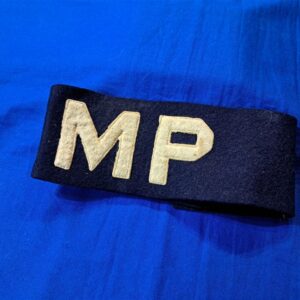 world-war-two-military-police-arm-band-armband-with-white-letters-on-felt-blue