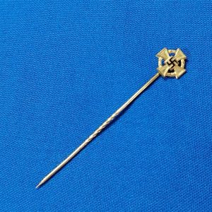 world-war-two-german-stick-pin-award-for-long-service-forty-years-in-gold-witih-twist