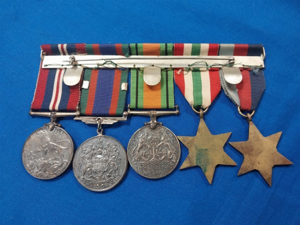 world-war-two-medal-set-from-canada-sterling-silver-medals-with-2-stars-including-africa
