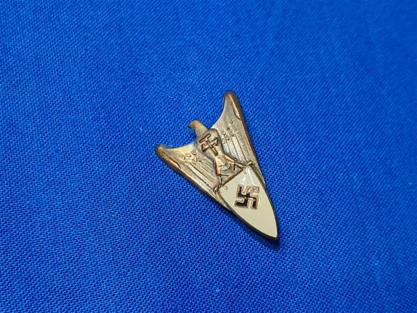 world-war-two-german-nazi-aircraft-production-union-mambership-pin-enamel-shield-with-swastika