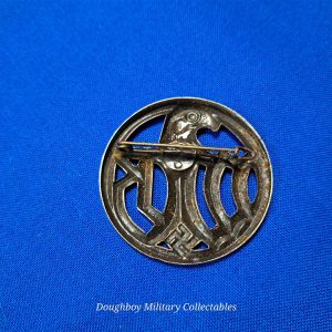 world-war-two-german-army-helpers-badge-pin-eagle-with-swastika-hollow-construction-mint-condiiton
