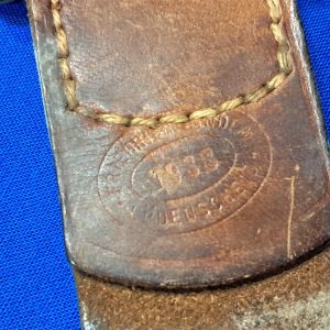 world-war-two-german-luftwaffe-enlisted-belt-buckle-1939-dated-with-leather tab
