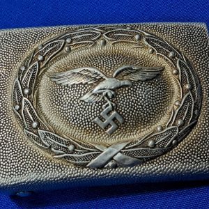 world-war-two-german-luftwaffe-enlisted-belt-buckle-1939-dated-with-leather tab