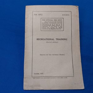 world-war-one-british-recreational-training-manual-book-dated 1917-includes-the-medals-issued-in-these-events