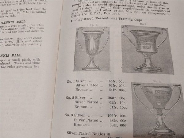 world-war-one-british-recreational-training-manual-book-dated 1917-includes-the-medals-issued-in-these-events
