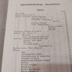 world-war-one-british-recreational-training-manual-book-dated 1917-includes-the-medals-issued-in-these-events