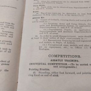 world-war-one-british-recreational-training-manual-book-dated 1917-includes-the-medals-issued-in-these-events