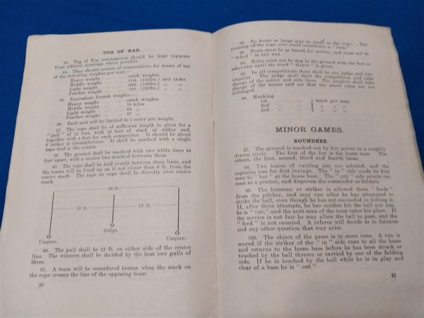 world-war-one-british-recreational-training-manual-book-dated 1917-includes-the-medals-issued-in-these-events