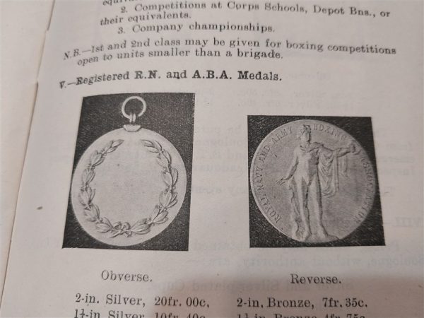 world-war-one-british-recreational-training-manual-book-dated 1917-includes-the-medals-issued-in-these-events