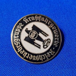 world-war-two-german-rvk-member-membership-badge-pin-for-automobile-motor-industry-workers-union-enamel-maker-marked