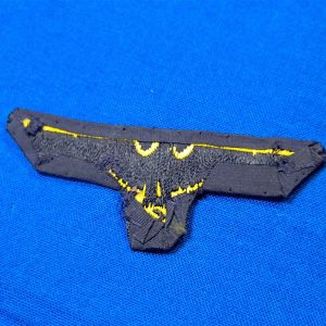 german-world-war-two-bevo-navy-overseas-cap-eagle-yellow-on-naval-blue-mint