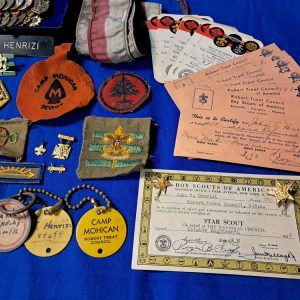 world-war-two-navy-veterans-eagle-scout-grouping-medals-papers-ribbons-awards-boxes-badges-and-lots-of-extras-1947-awarded-over-18-years-old-at-time-of-gaining