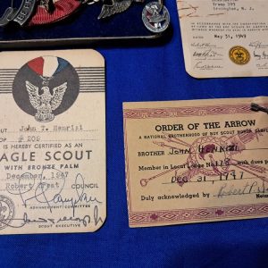 world-war-two-navy-veterans-eagle-scout-grouping-medals-papers-ribbons-awards-boxes-badges-and-lots-of-extras-1947-awarded-over-18-years-old-at-time-of-gaining