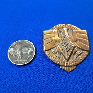 german-world-war-two-tinnie-hitler-youth-rally-fest-1936-festival-dated-coppered