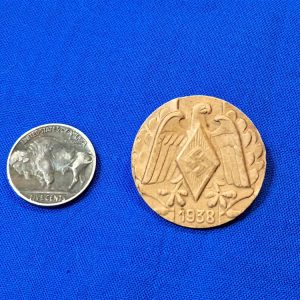 german-world-war-two-paper-hitler-youth-tinnie-dated-38-with-original-pin